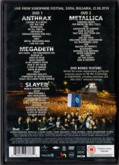 THE BIG 4 METALLICA SLAYER MEGADETH ANTHRAX - LIVE FROM SOFIA, BULGARIA (2010) - 2 DVD 2.EL