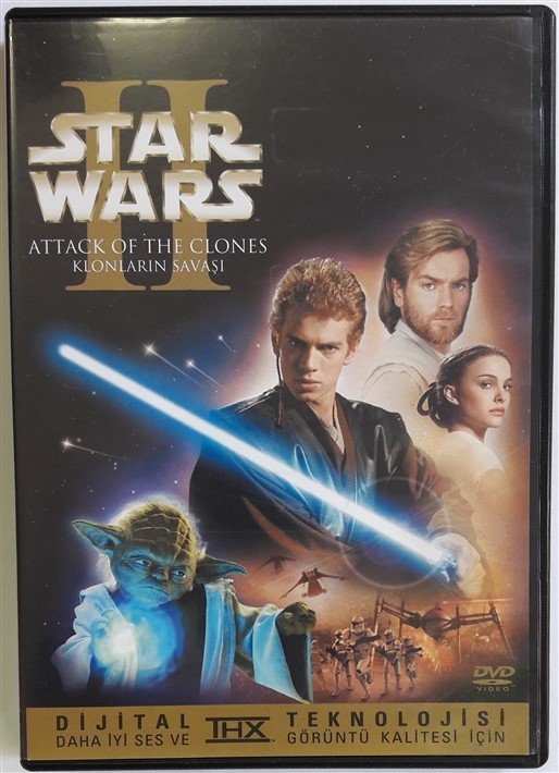 STAR WARS II ATTACK OF THE CLONES - KLONLARIN SAVAŞI - DVD 2.EL