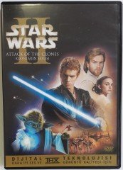 STAR WARS II ATTACK OF THE CLONES - KLONLARIN SAVAŞI - DVD 2.EL