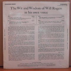THE WIT AND WISDOM OF WILL ROGERS IN HIS OWN VOICE - 2LP DÖNEM BASKISI SIFIR PLAK