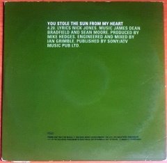 MANIC STREET PREACHERS - YOU STOLE THE SUN FROM MY HEART (1999) - CD PROMO SINGLE 2.EL