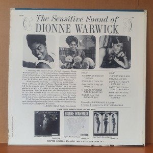 DIONNE WARWICK - THE SENSITIVE SOUND OF (1965) - LP 2.EL PLAK