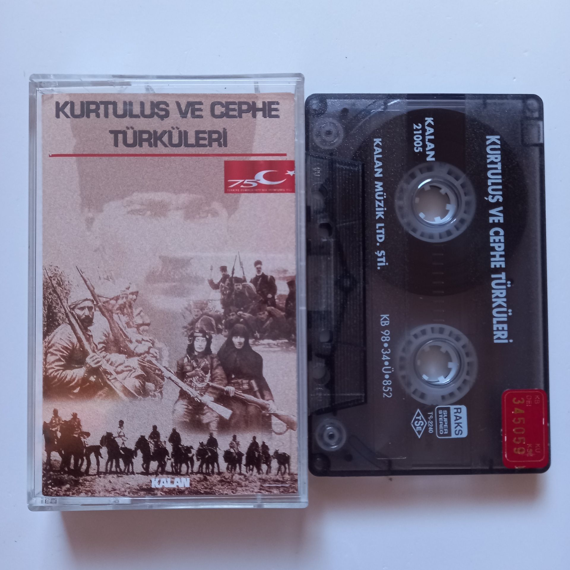 KURTULUŞ VE CEPHE TÜRKÜLERİ (1998) - KASET 2.EL