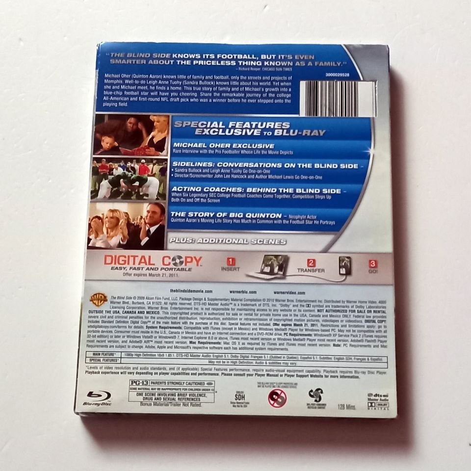 THE BLIND SIDE - SANDRA BULLOCK, TIM MCGRAW - YÖN.: JOHN LEE HANCOCK - BLU-RAY SLIPCASE SIFIR 1. BÖLGE TR ALTYAZI YOKTUR