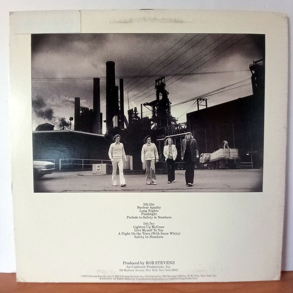 CRACK THE SKY – SAFETY IN NUMBERS (1978) - LP 2.EL PLAK