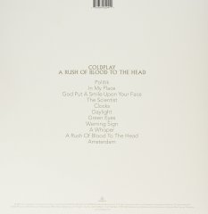 COLDPLAY - A RUSH OF BLOOD TO THE HEAD (2002) - PLAK SIFIR