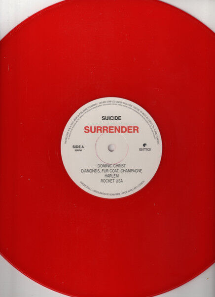 SUICIDE - SURRENDER (2022) - 2xLP 2022 BLOOD RED COLOURED EDITION SIFIR PLAK
