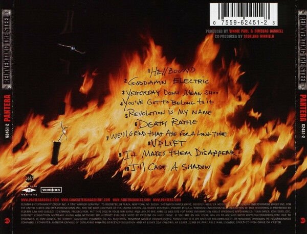 PANTERA – REINVENTING THE STEEL (2000) - CD SIFIR