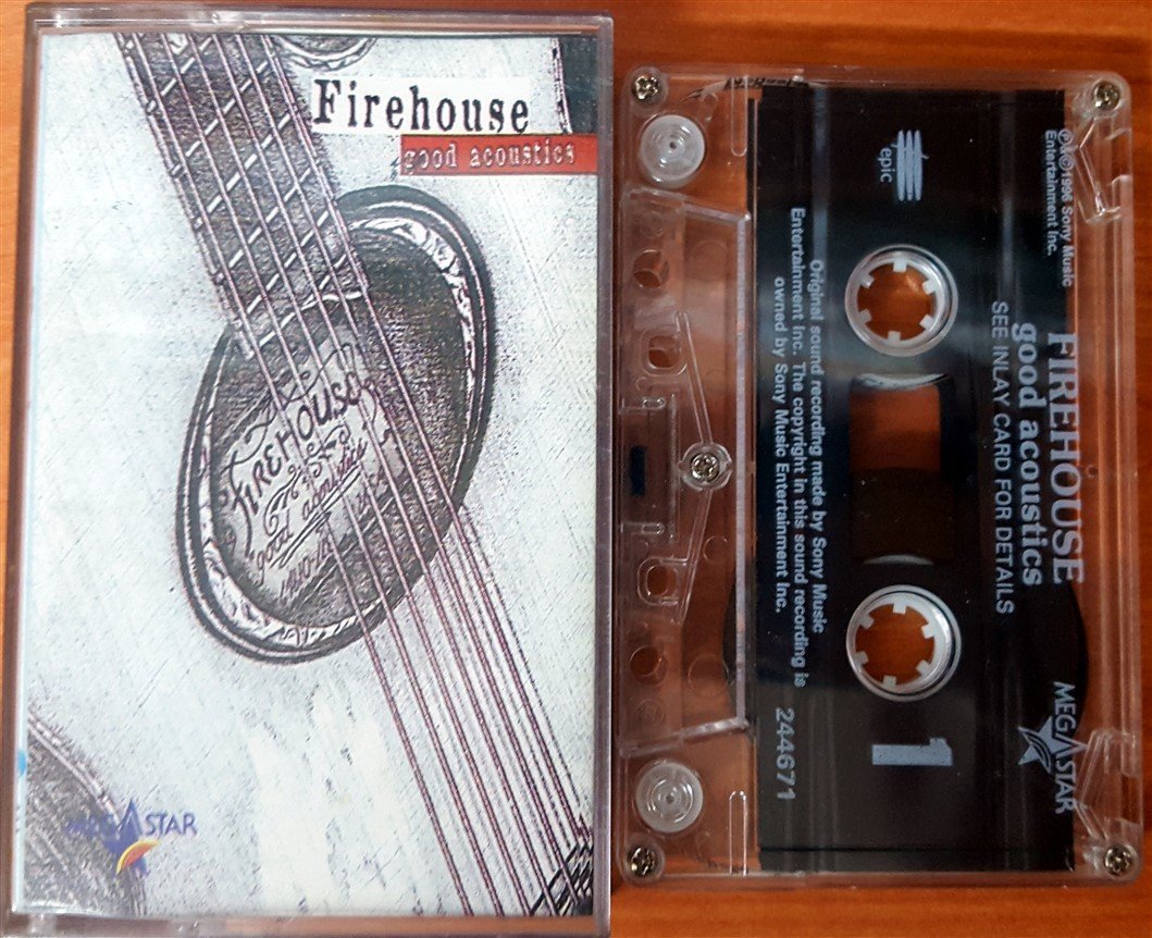 FIREHOUSE - GOOD ACOUSTICS (1996) CASSETTE MADE IN SAUDI ARABIA ''USED''