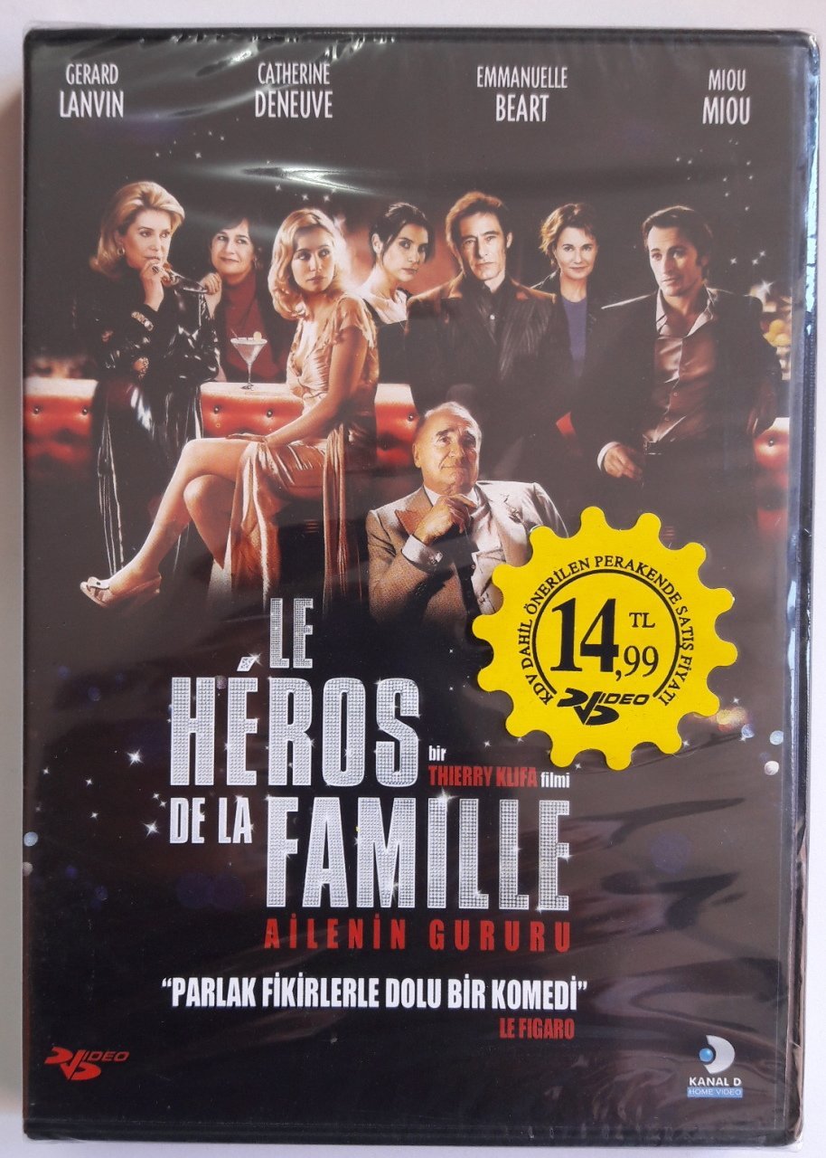 LE HEROS DE LA FAMILLE - AİLENİN GURURU - CATHERINE DENEUVE - DVD SIFIR