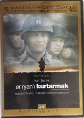 ER RYAN'I KURTARMAK - SAVING PRIVATE RYAN - TOM HANKS - MATT DAMON - STEVEN SPIELBERG - 2DVD 2.EL