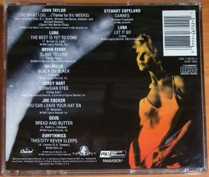 9½ WEEKS SOUNDTRACK / JOE COCKER, DEVO, LUBA, BRYAN FERRY, COREY HEART (1986) - CD 2.EL