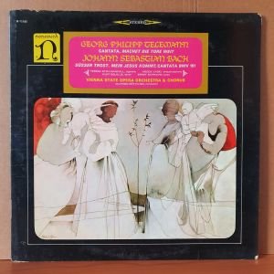 GEORG PHILIPP TELEMANN, JOHANN SEBASTIAN BACH: CANTATAS - LP 2.EL PLAK