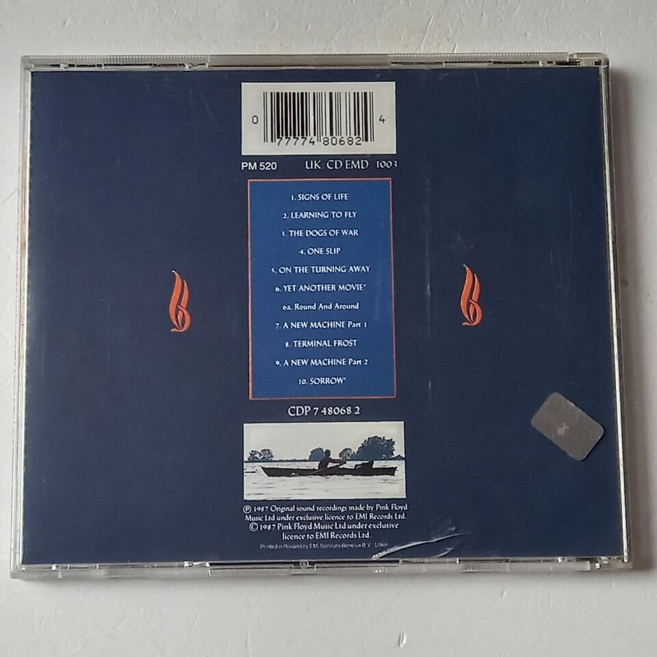 PINK FLOYD – A MOMENTARY LAPSE OF REASON (1987) - CD 2.EL