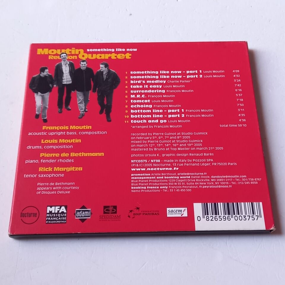 MOUTIN REUNION QUARTET – SOMETHING LIKE NOW (2005) - CD DIGIPAK 2.EL