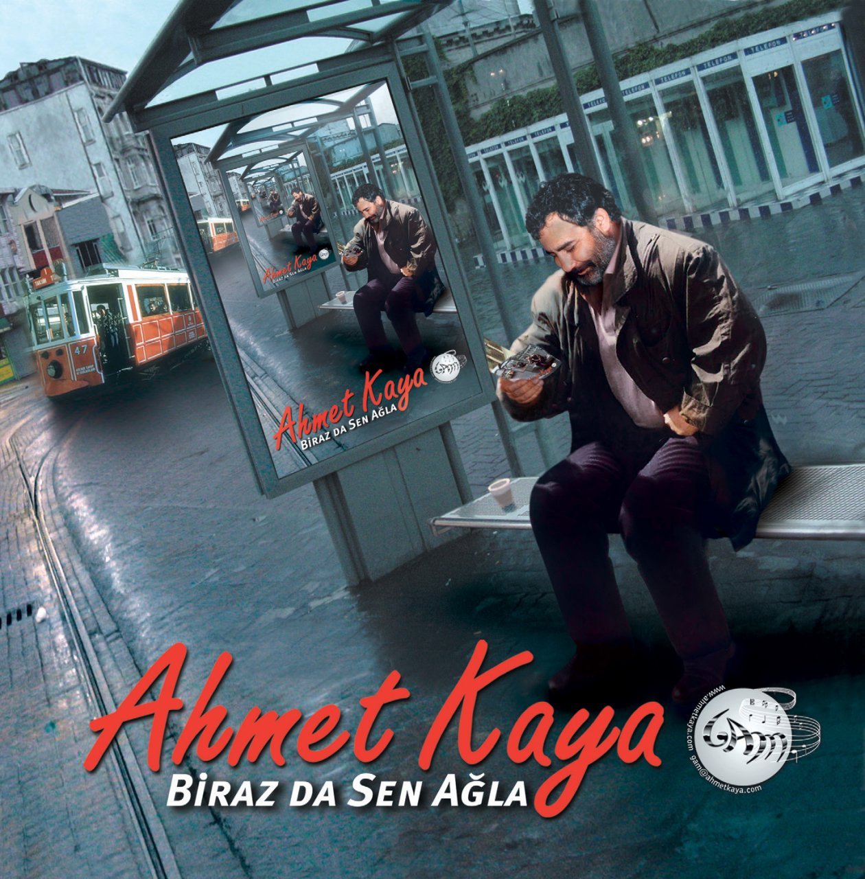 AHMET KAYA - BİRAZ DA SEN AĞLA (2003) - LP 2021 BASIM SIFIR PLAK