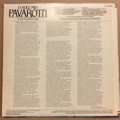 LUCIANO PAVAROTTI - O SOLE MIO (1979) 2.EL PLAK