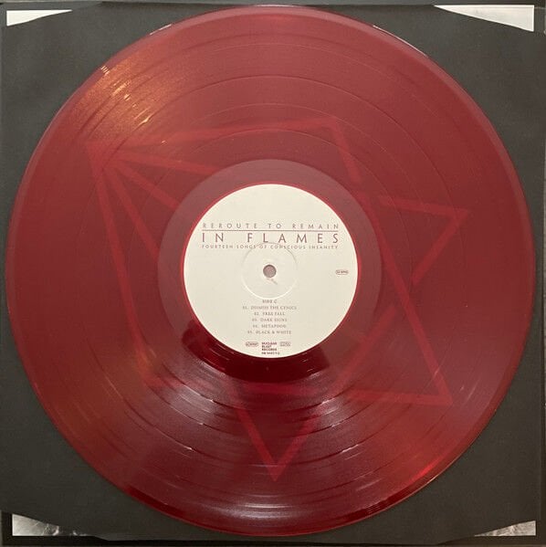 IN FLAMES – REROUTE TO REMAIN (2001) - 2LP 3-SIDED 2023 REMASTERED REISSUE TRANSPARENT RED 180GR VINYL SIFIR PLAK