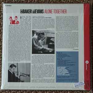 CHET BAKER & BILL EVANS - ALONE TOGETHER (1959) - LP 2025 LIMITED EDITION REISSUE 180GR CRYSTAL CLEAR VINYL SIFIR PLAK