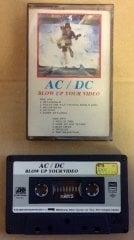 AC/DC - BLOW UP YOUR VIDEO (1988) CASSETTE MADE IN TURKEY ''USED