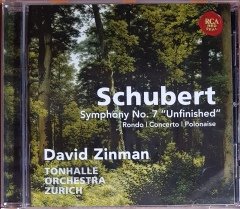 SCHUBERT: SYMPHONY NO.7 ''UNFINISHED'' / DAVID ZINMAN, TONHALLE ORCHESTRA (2011) RCA RED SEAL CD 2.EL