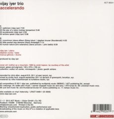 VIJAY IYER TRIO - ACCELERANDO (2012) - LP 180GR ACT MUSIC SIFIR PLAK