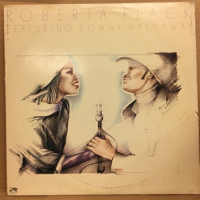 ROBERTA FLACK FEATURING DONNY HATHAWAY - ROBERTA FLACK FEATURING DONNY HATHAWAY - LP 2.EL PLAK