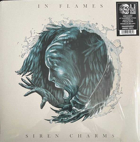 IN FLAMES – SIREN CHARMS (2014) - 2LP 2024 10TH ANNIVERSARY EDITION REMASTERED REISSUE TRANSPARENT GREEN 180GR VINYL SIFIR PLAK