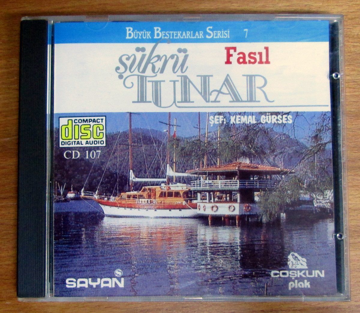 Büyük Bestekarlar ŞÜKRÜ TUNAR FASIL CD 2.EL