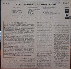 NOEL COWARD - IN NEW YORK - PLAK 2.EL