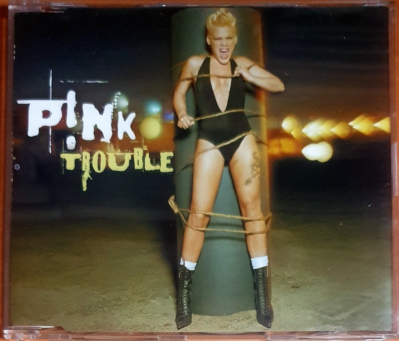 PINK - TROUBLE (2003) - CD PROMO SINGLE 2.EL
