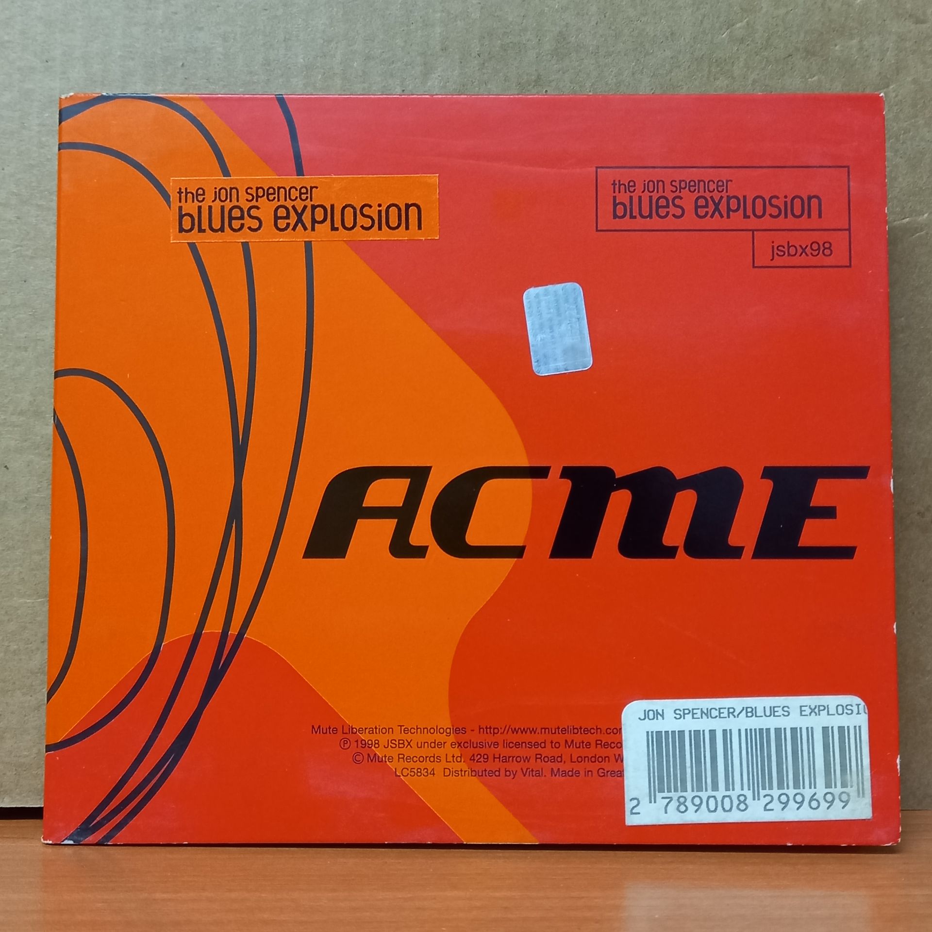 THE JON SPENCER BLUES EXPLOSION - ACME (1998) - CD 2.EL
