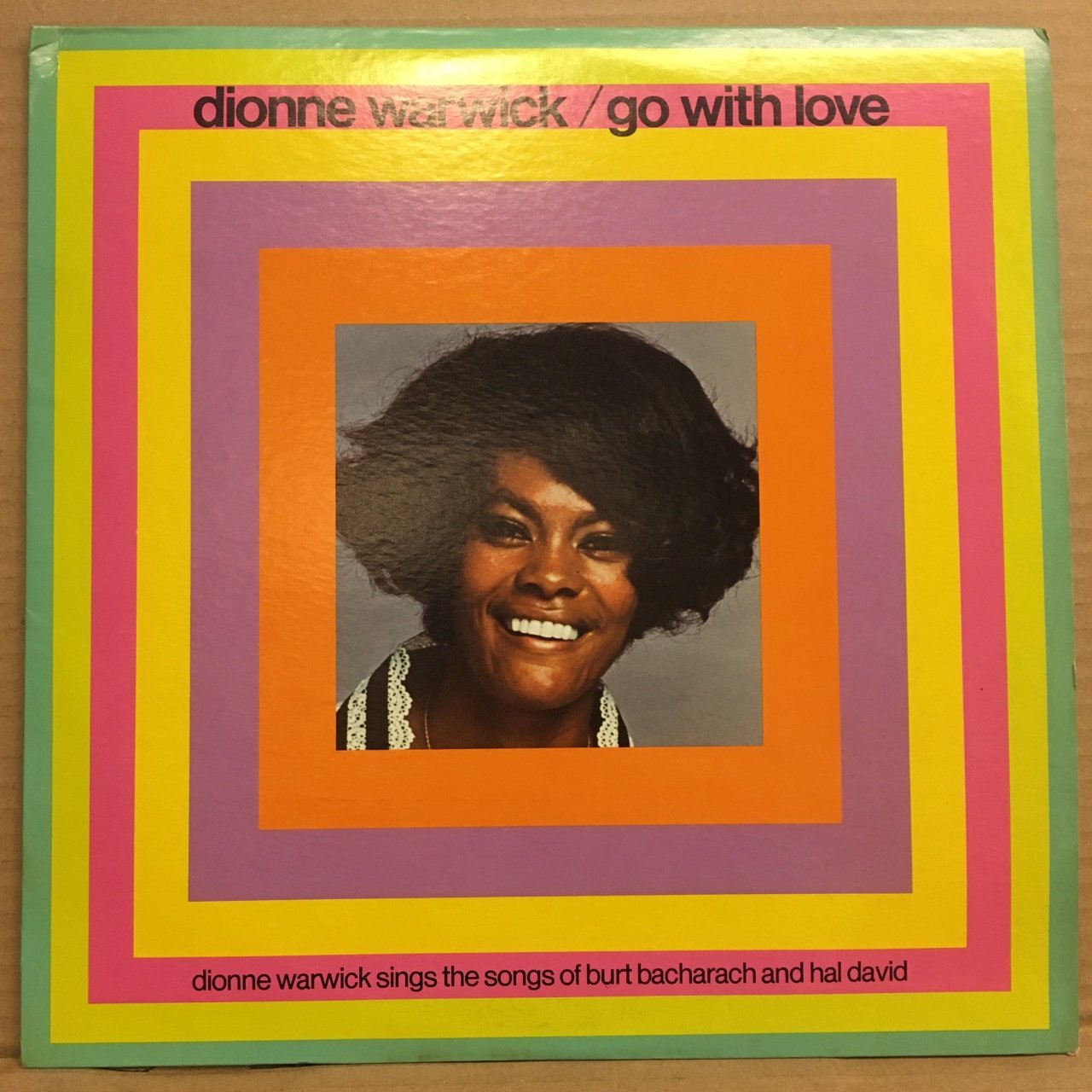 DIONNE WARWICK - GO WITH LOVE, SINGS RHE SONGS OF BURT BACHARACH & HAL DAVID (1970) 2.EL 2PLAK