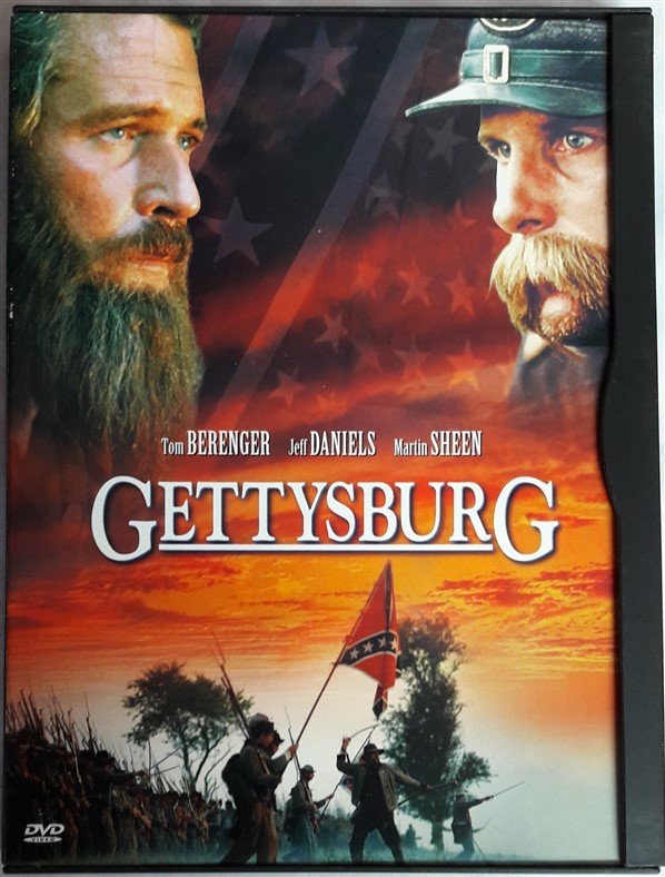 GETTYSBURG - TOM BERENGER - JEFF DANIELS - MARTIN SHEEN - SNAPCASE DVD 2.EL (1* BÖLGE)