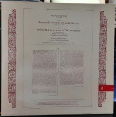 FURTWÄNGLER EDITION - SCHUBERT: ROSAMUNDE OUVERTURE, SYMPHONY NO.8, BERLINER PHILHARMONIKER, WILHELM FURTWÄNGLER (1981) - PLAK 2.EL