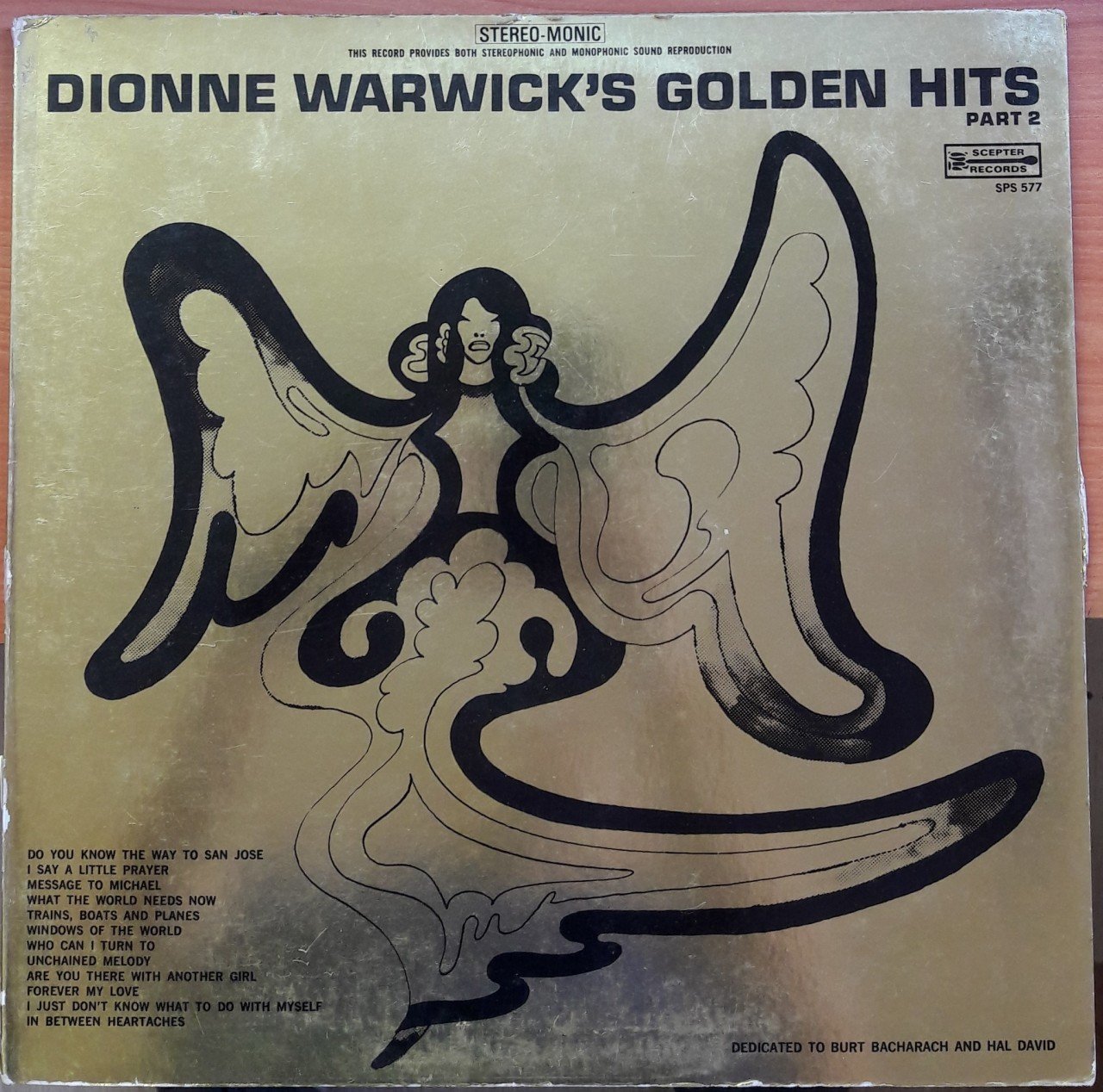 DIONNE WARWICK - GOLDEN HITS PART 2 - PLAK 2.EL