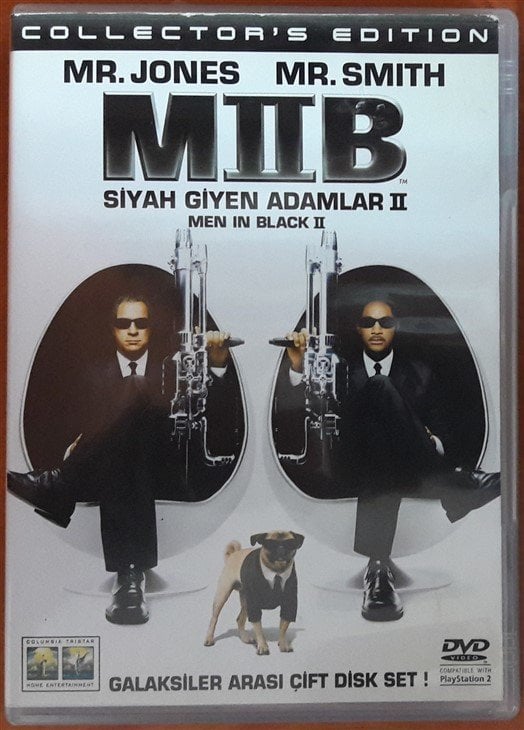 MEN IN BLACK II - SİYAH GİYEN ADAMLAR II - TOMMY LEE JONES - WILL SMITH - 2DVD 2.EL