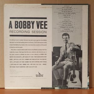BOBBY VEE - A BOBBY VEE RECORDING SESSION (1962) - LP 2.EL PLAK