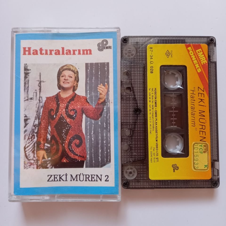 ZEKİ MÜREN - HATIRALARIM / ZEKİ MÜREN 2 (1987) -  KASET 2.EL