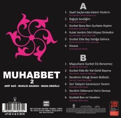 MUHABBET 2 - MUHLİS AKARSU MUSA EROĞLU ARİF SAĞ - LP PLAK SIFIR