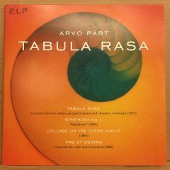 ARVO PART - TABULA RASA, SYM.NO.1. CONGRESS ORCHESTRA 2012 2.EL 2PLAK