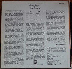 DONIZETTI: FIVE OVERTURES, NATIONAL ORCHESTRA OF THE MONTE-CARLO OPERA, CLAUDIO SCIMONE - LP 2.EL