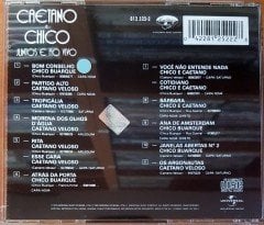 CAETANO VELOSO & CHICO BUARQUE - JUNTOS E AO VIVO (1972) - CD 1993 REISSUE 2.EL