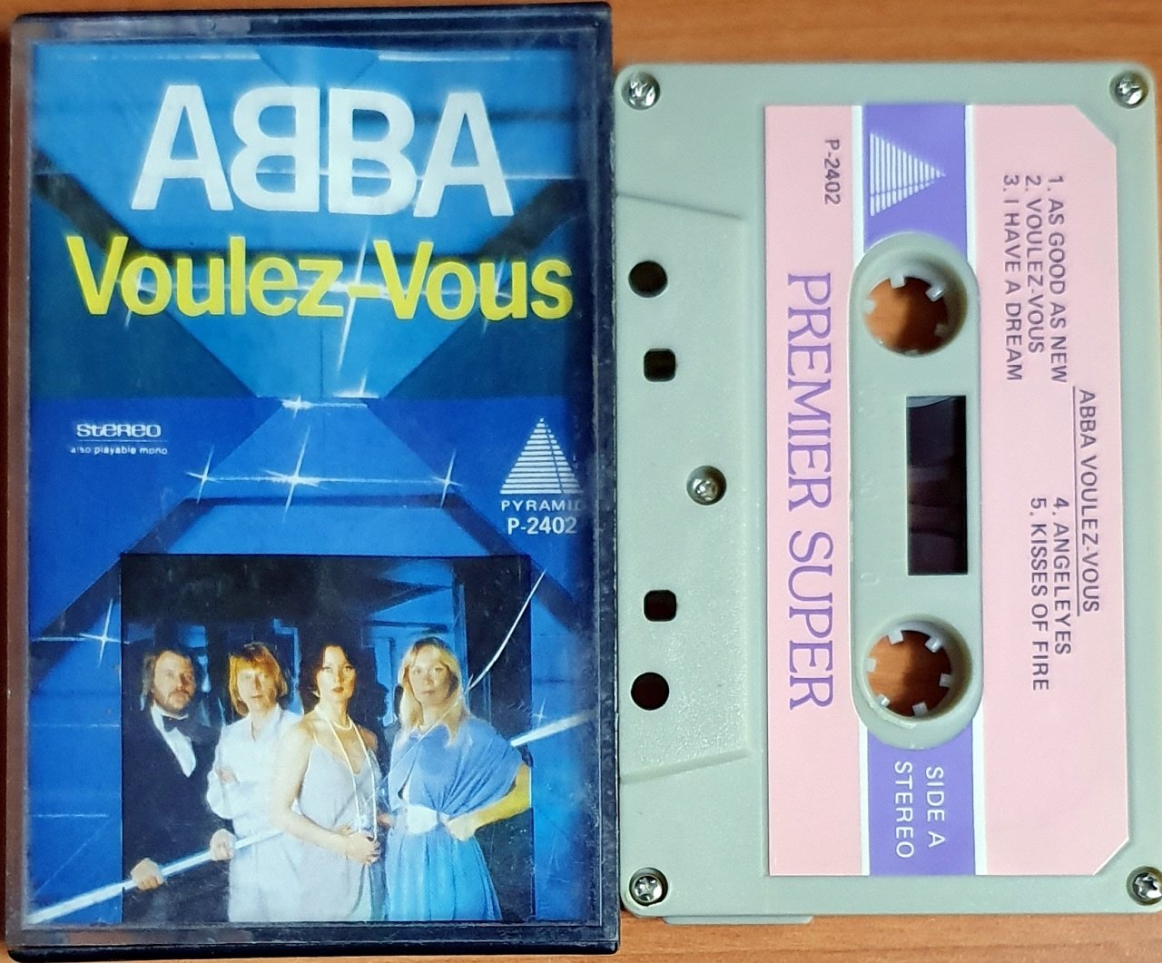 ABBA - VOULEZ-VOUS - KASET PYRAMID MADE IN SAUDI ARABIA 2.EL