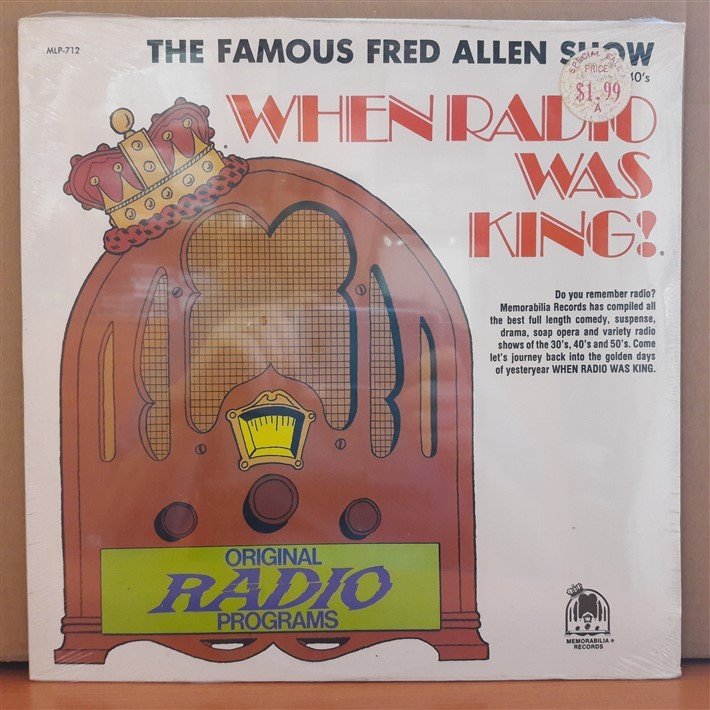 WHEN RADIO WAS KING - LP DÖNEM BASKISI SIFIR PLAK