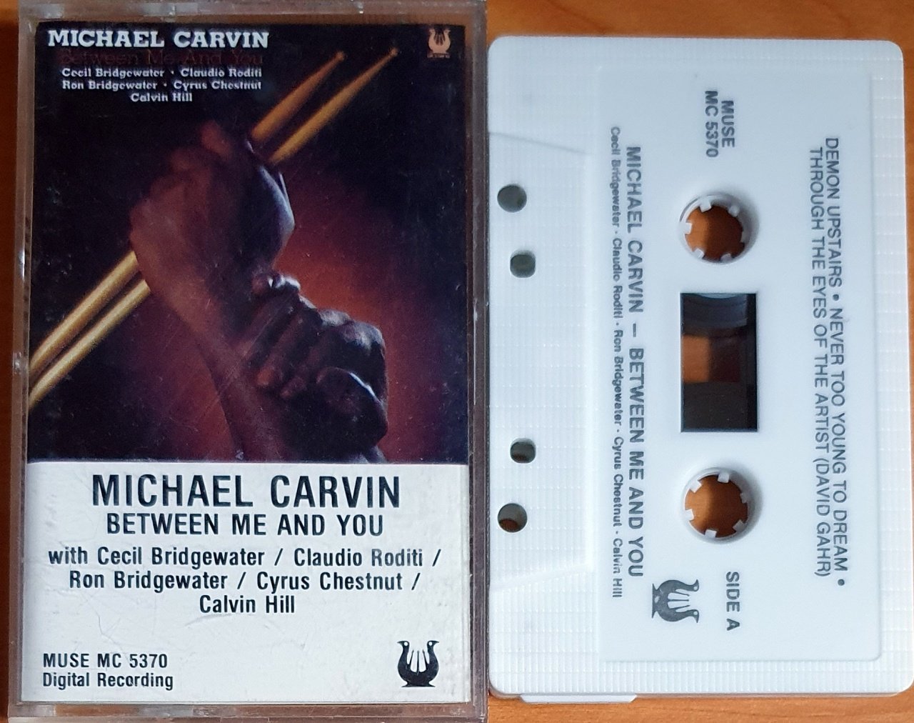 MICHAEL CARVIN - BETWEEN ME AND YOU (1989) - KASET MADE IN USA 2.EL