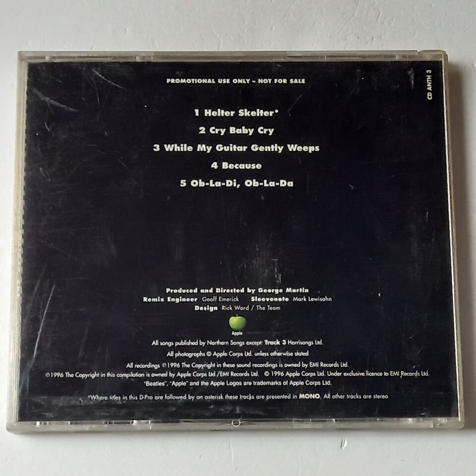 THE BEATLES – ANTHOLOGY 3 (1996) - PROMO CD 2.EL