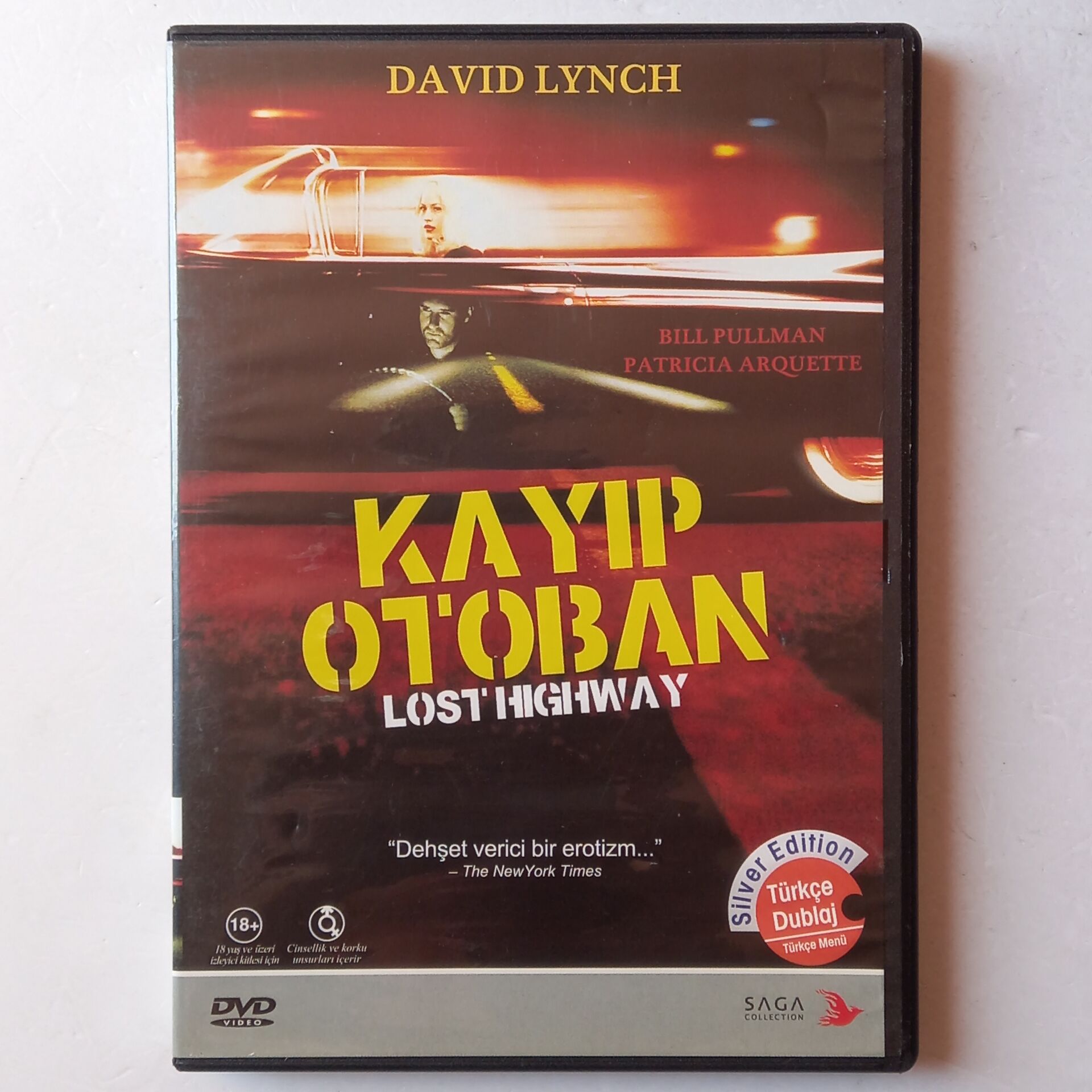 KAYIP OTOBAN / LOST HIGHWAY - DAVID LYNCH, BILL PULLMAN, PATRICIA ARQUETTE - DVD 2.EL