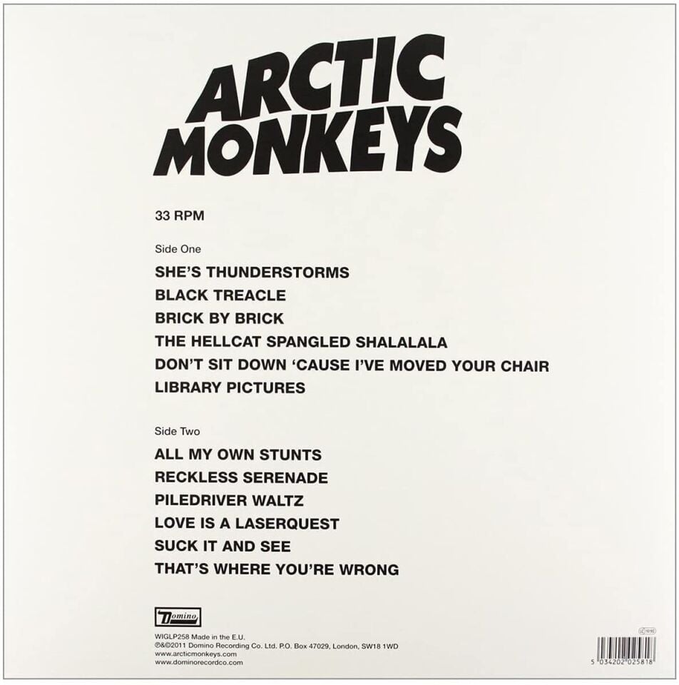 ARCTIC MONKEYS - SUCK IT AND SEE (2011) - LP 2023 EDITION REISSUE SIFIR PLAK