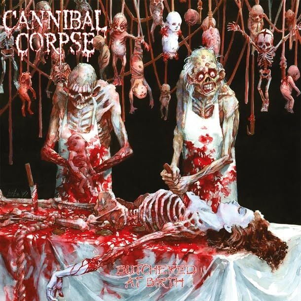 CANNIBAL CORPSE - BUTCHERED AT BIRTH (1991) - LP 2025 EDITION SIFIR PLAK